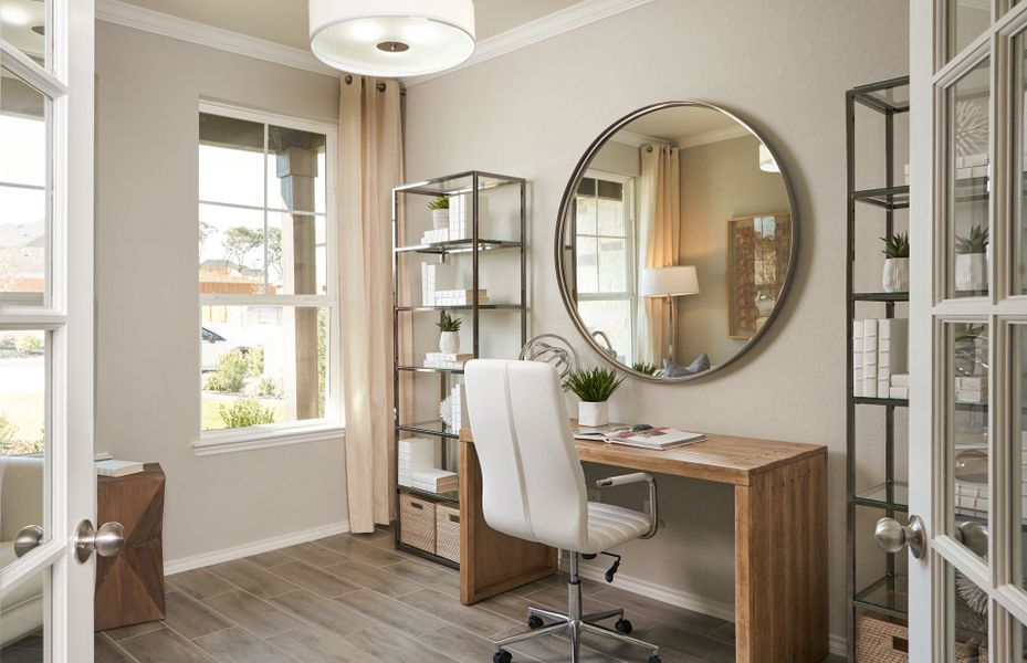 Representative furnished interior of a home built from the Mesilla by Centex in Horizon Ridge, San Antonio (Image 35). Representative furnished interior of a home built from the Mesilla by Centex in Horizon Ridge, San Antonio (Image 35).