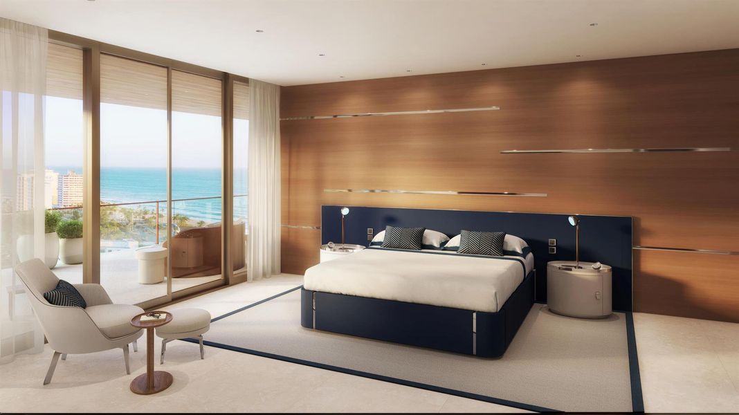 Furnished interior view inside a new home in Riva Residenze, Fort Lauderdale (Image 4).