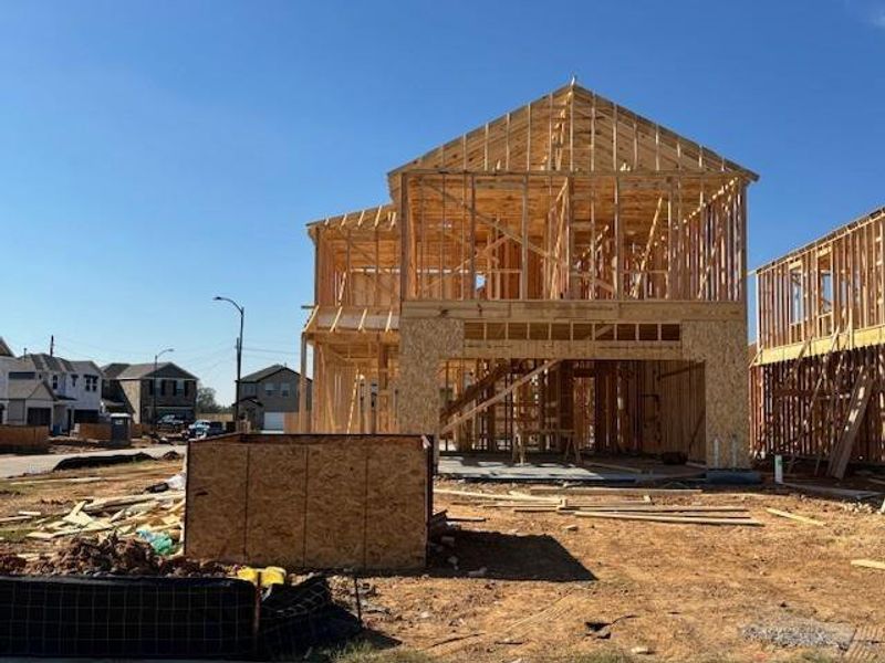 In-progress construction of a new home in Laurel Farms, Brookshire, TX (Image 20).