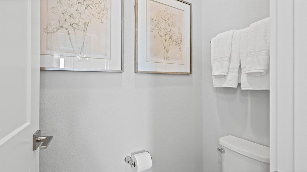 Representative furnished interior of a home built from the Sweetgum by DRB Homes in Lakeside at Satilla, St. Cloud (Image 53).