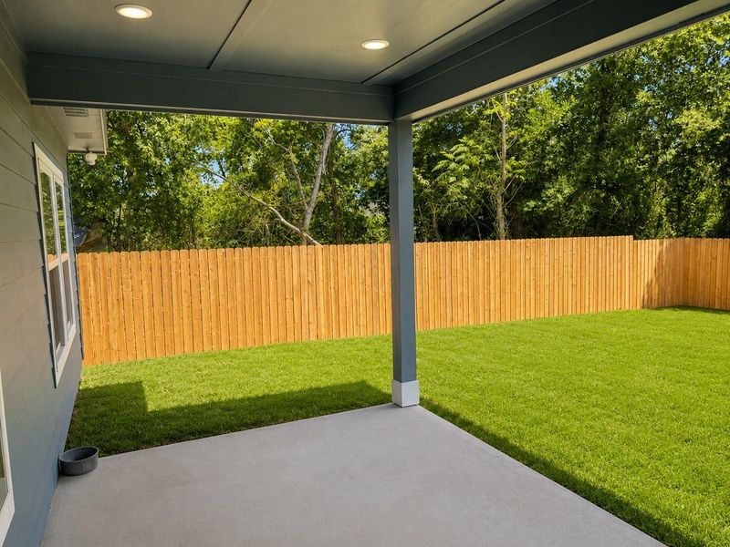 Exterior details and patio area of a home in , Hempstead (Image 3). Exterior details and patio area of a home in , Hempstead (Image 3).