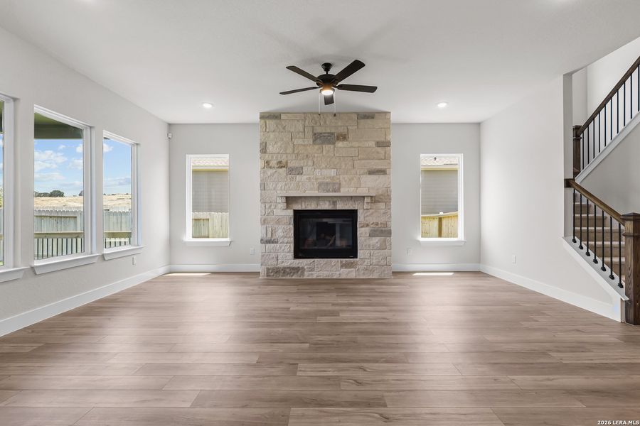 Spacious, unfurnished interior of a new home in Homestead, Schertz (Image 23). Spacious, unfurnished interior of a new home in Homestead, Schertz (Image 23).