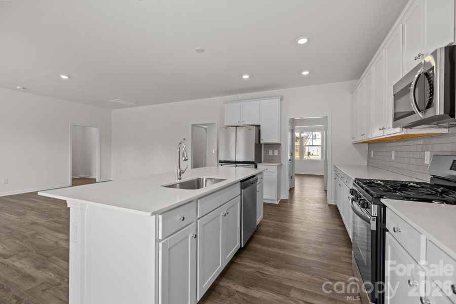 Furnished interior view inside a new home in McFarland Estates, York (Image 9).