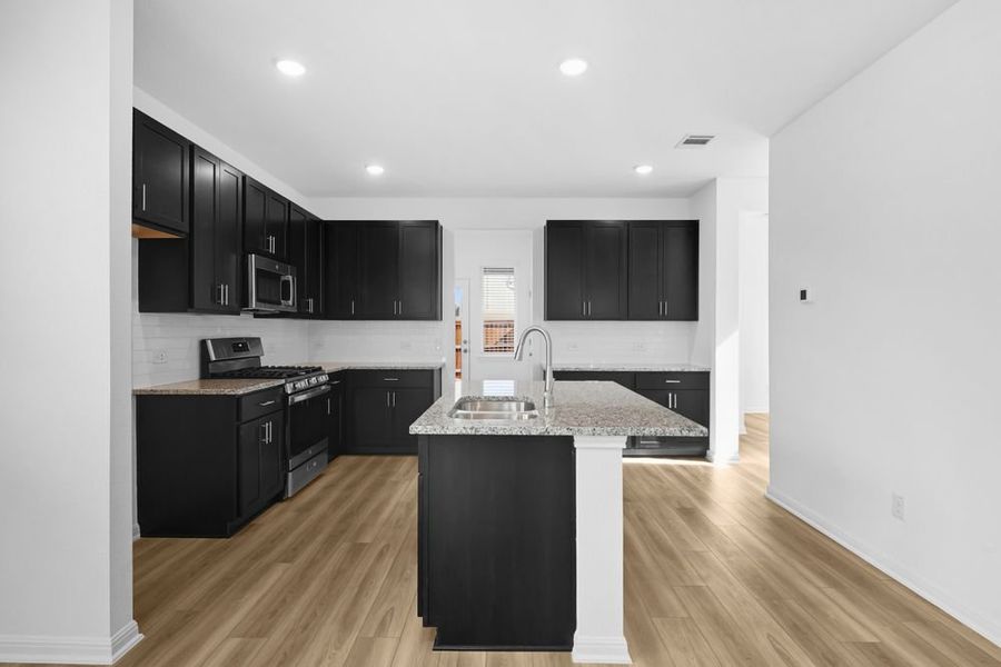 Furnished interior view inside a new home in Emory Crossing, Hutto (Image 2). Furnished interior view inside a new home in Emory Crossing, Hutto (Image 2).