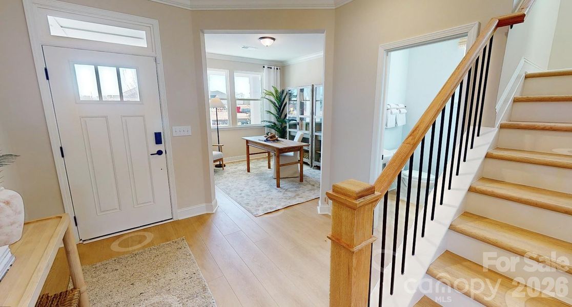 Photo is representation only- Foyer view