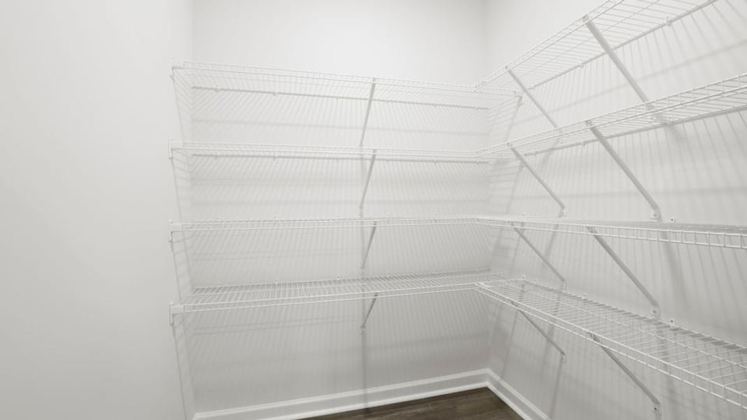 Spacious, unfurnished interior of a new home in Bentley Park, Greenwood (Image 37). Spacious, unfurnished interior of a new home in Bentley Park, Greenwood (Image 37).