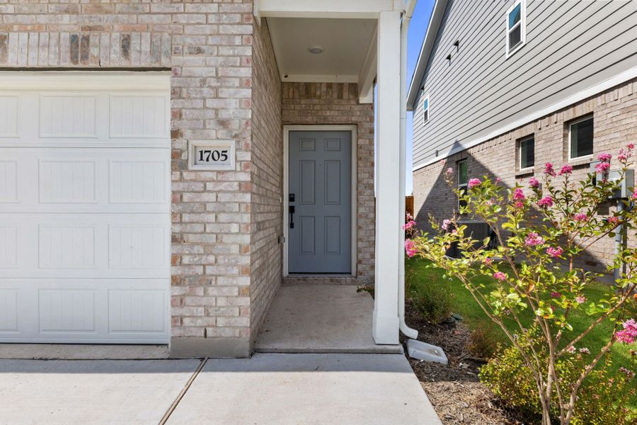 Front exterior of a new home in Lake Park Villas, Wylie, TX, highlighting curb appeal (Image 53).