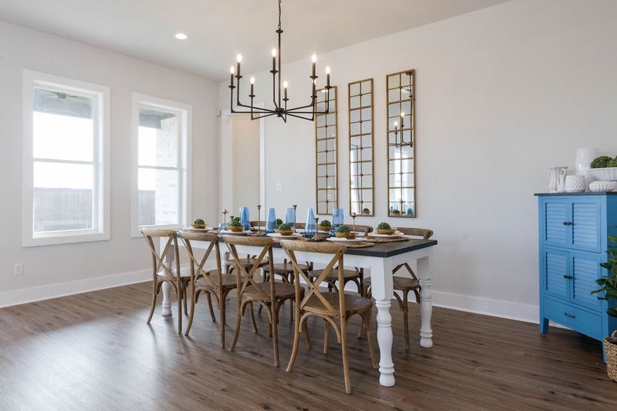 Representative furnished interior of a home built from the The Lydia by Reece Homes in Traditions, Bryan (Image 9).