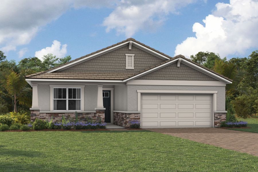 Representative exterior photo of a completed home built from the Terra Rosa by Mattamy Homes in Wellen Park, Venice, FL (Image 2). Representative exterior photo of a completed home built from the Terra Rosa by Mattamy Homes in Wellen Park, Venice, FL (Image 2).