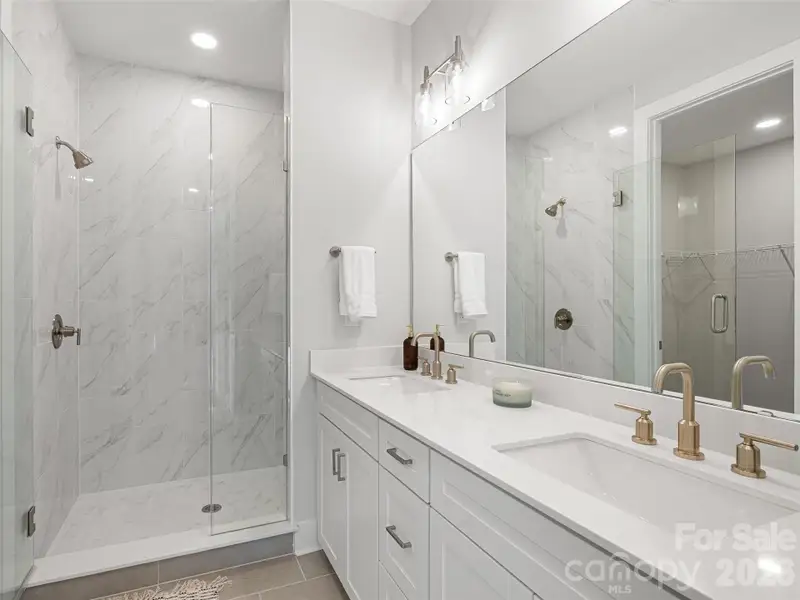 Furnished interior view inside a new home in , Weaverville (Image 8).