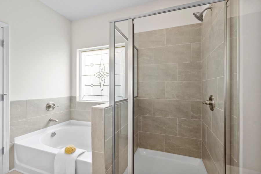 Furnished interior view inside a new home in Townes At The Stiles, Cartersville (Image 13).