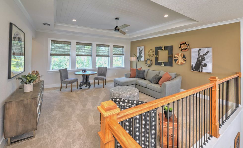 Furnished interior view inside a new home in Seven Pines, Jacksonville (Image 37).