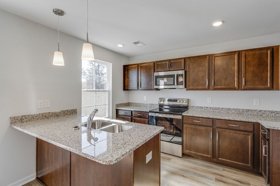 Furnished interior view inside a new home in Astoria, Columbia (Image 7).