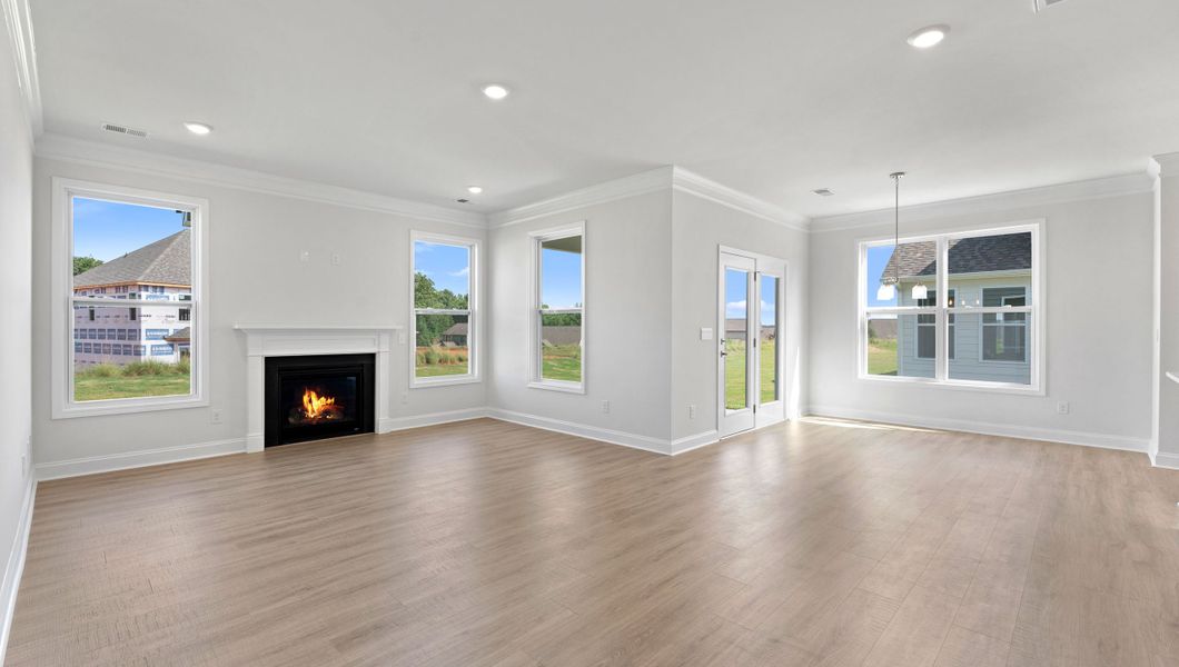 Spacious, unfurnished interior of a new home in Whitehawk Meadows, Travelers Rest (Image 22).