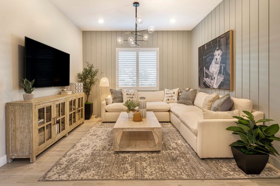 Representative furnished interior of a home built from the Tucker Plan 5411 by Tri Pointe Homes in Whispering Hills, Laveen (Image 8).