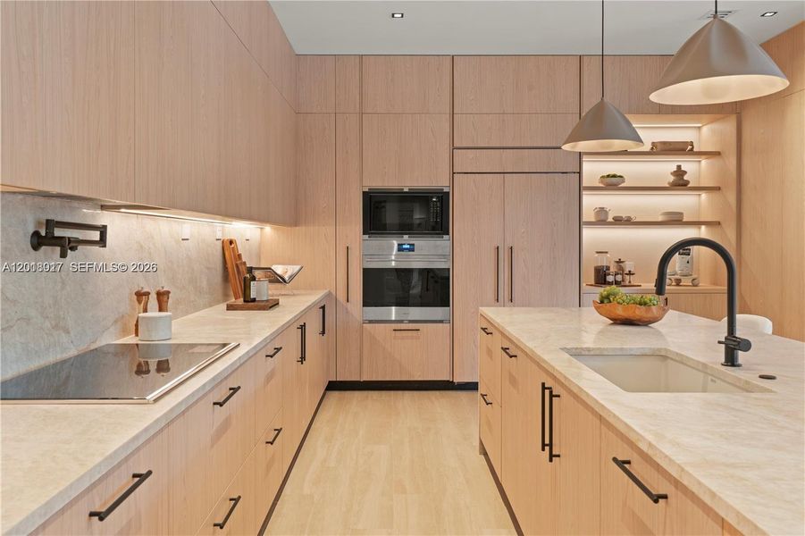 Furnished interior view inside a new home in , Miami (Image 5).