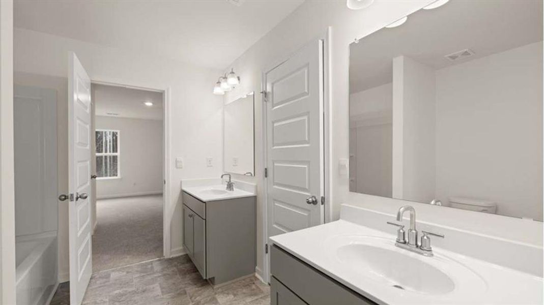 Furnished interior view inside a new home in Wildwood, Covington (Image 9).