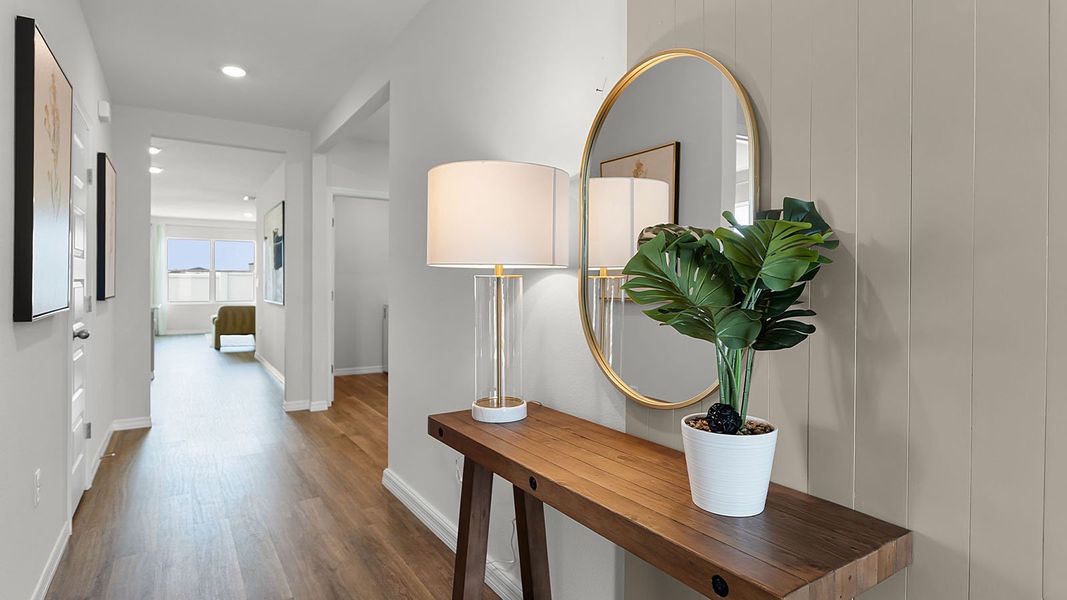 Furnished interior view inside a new home in Crosswinds, Haines City (Image 5).