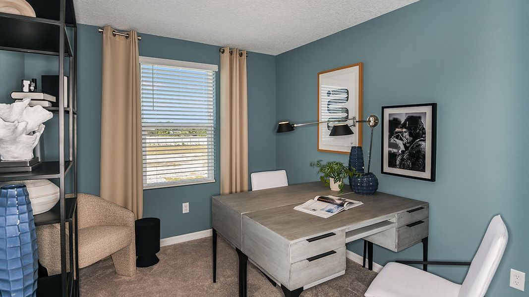 Furnished interior view inside a new home in Vinterra Townhomes, Nokomis (Image 4).