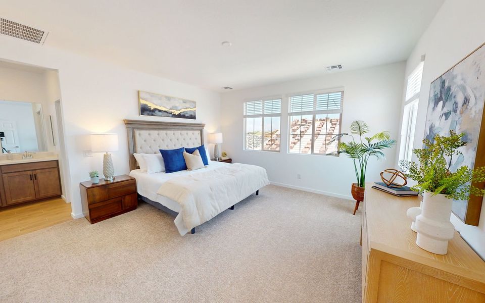 Representative furnished interior of a home built from the Poppy by Brookfield Residential in Blossom Rock, Apache Junction (Image 15).