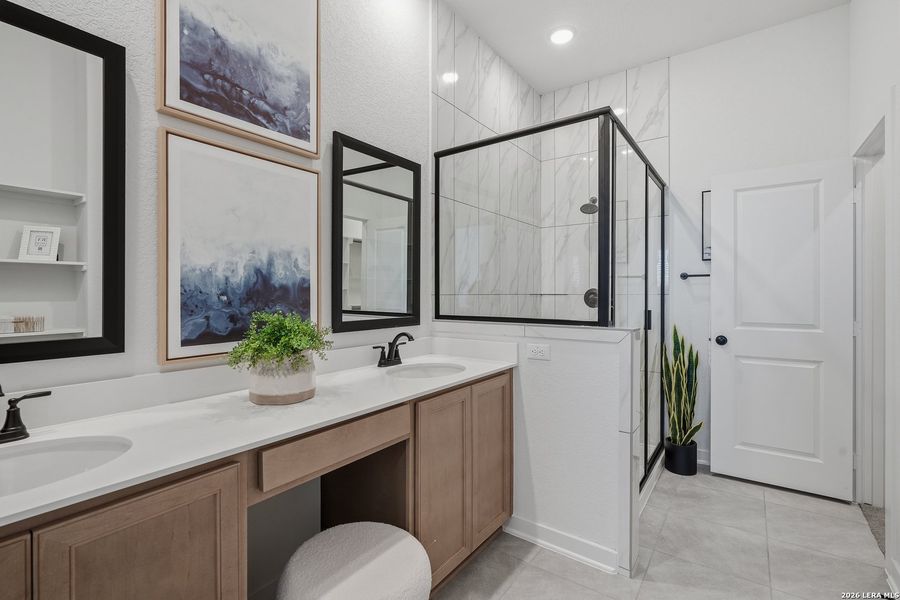 Furnished interior view inside a new home in The Crossvine, Schertz (Image 15).