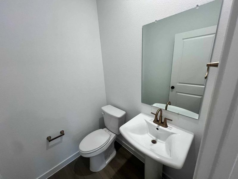 Powder Bathroom Construction Progress