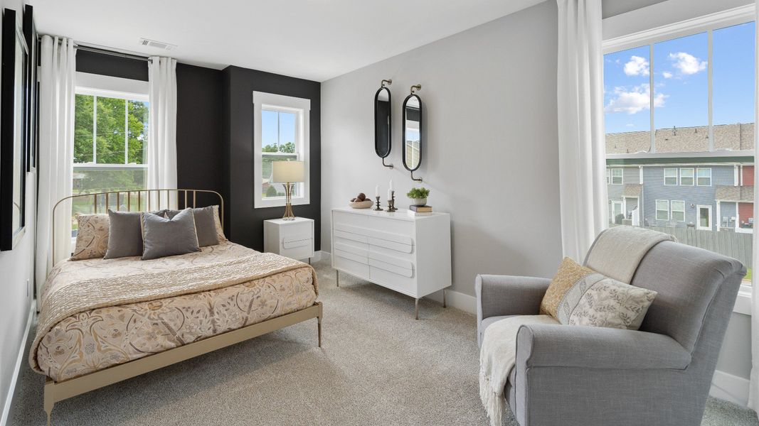 Representative furnished interior of a home built from the Litchfield by DRB Homes in El Dorado, Spartanburg (Image 23). Representative furnished interior of a home built from the Litchfield by DRB Homes in El Dorado, Spartanburg (Image 23).