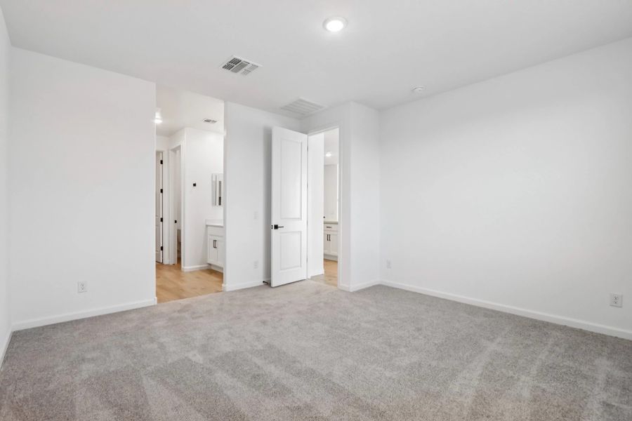 Primary suite. Not actual home, finishes and options may vary by community. Primary suite. Not actual home, finishes and options may vary by community.
