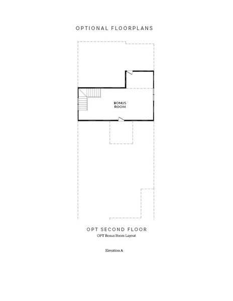 OPT 2nd Floor - Bonus Room Layout