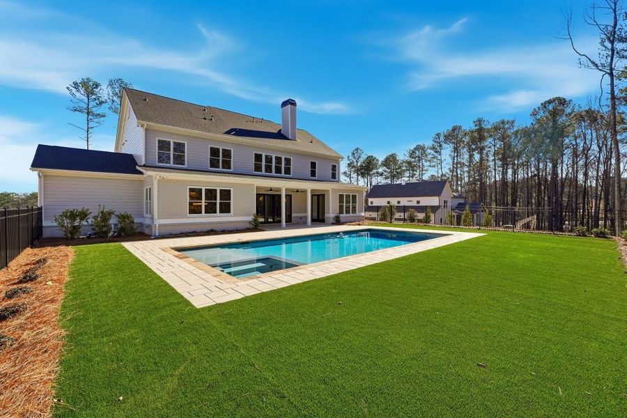Exterior details and patio area of a home in , Marietta (Image 4).