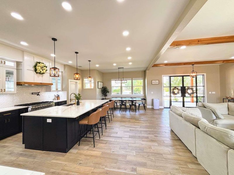 Furnished interior view inside a new home in , New Braunfels (Image 8). Furnished interior view inside a new home in , New Braunfels (Image 8).