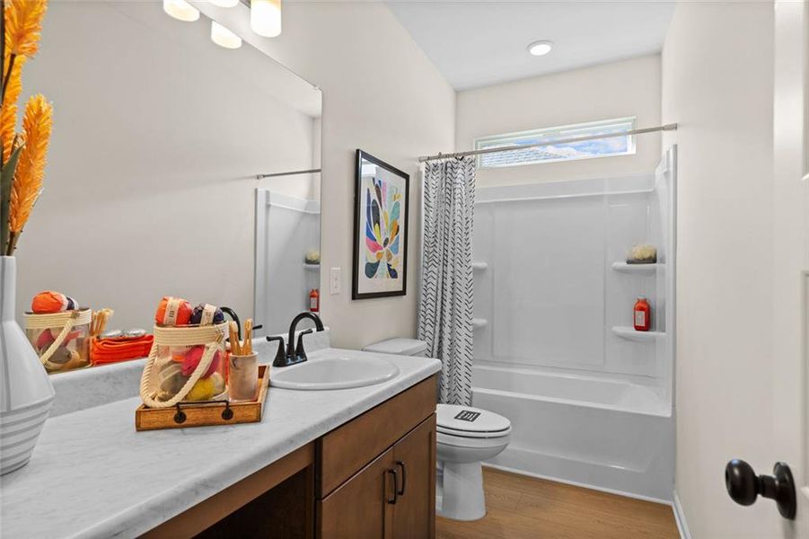 Furnished interior view inside a new home in Glen at Cave Springs, Douglasville (Image 35).