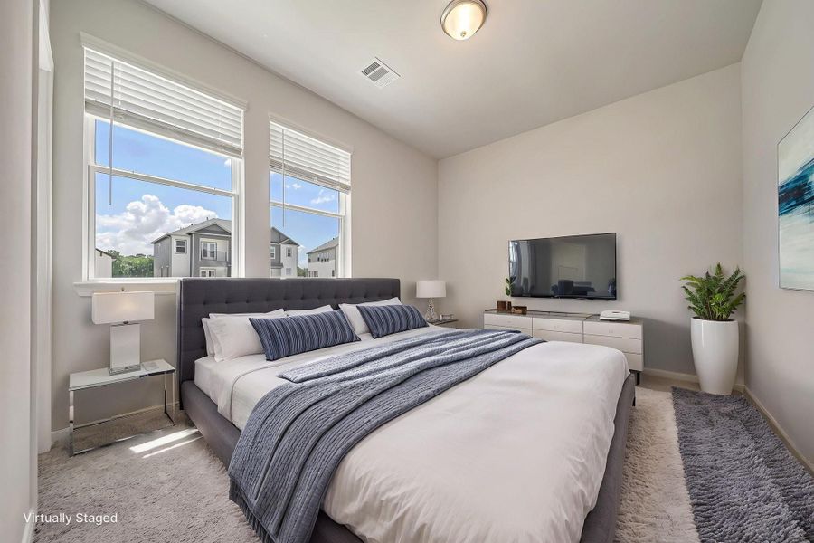 Virtually Staged Bedroom 4