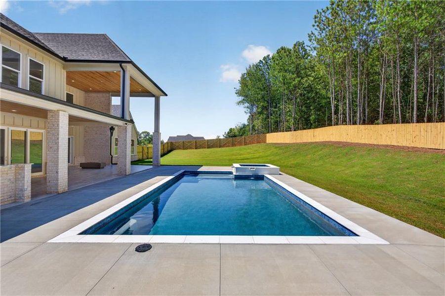 Exterior details and patio area of a home in , Dacula (Image 32).