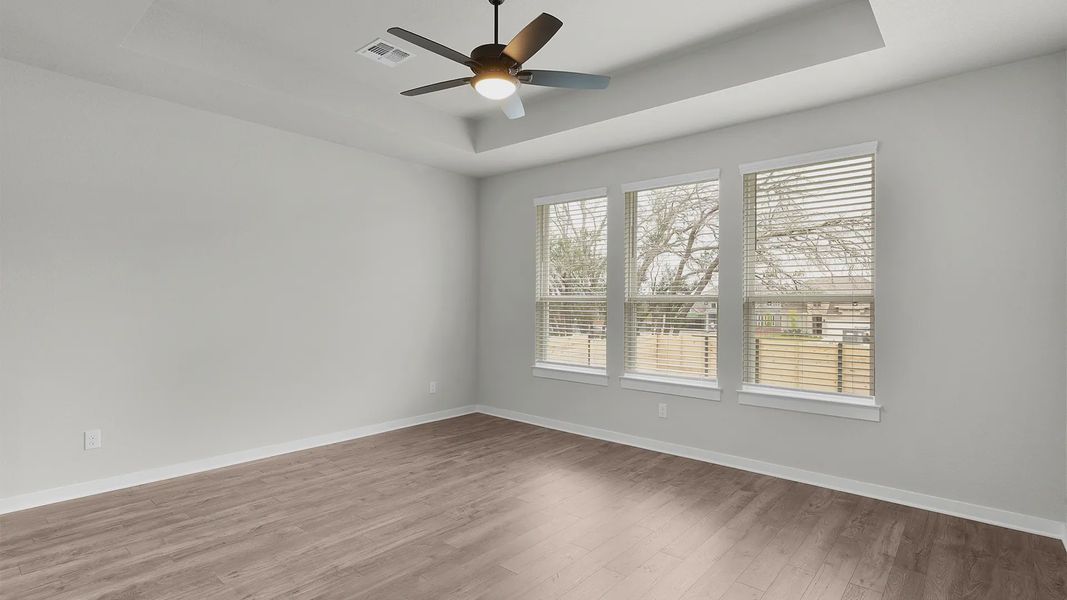 Spacious, unfurnished interior of a new home in Newhaven, Manor (Image 17). Spacious, unfurnished interior of a new home in Newhaven, Manor (Image 17).