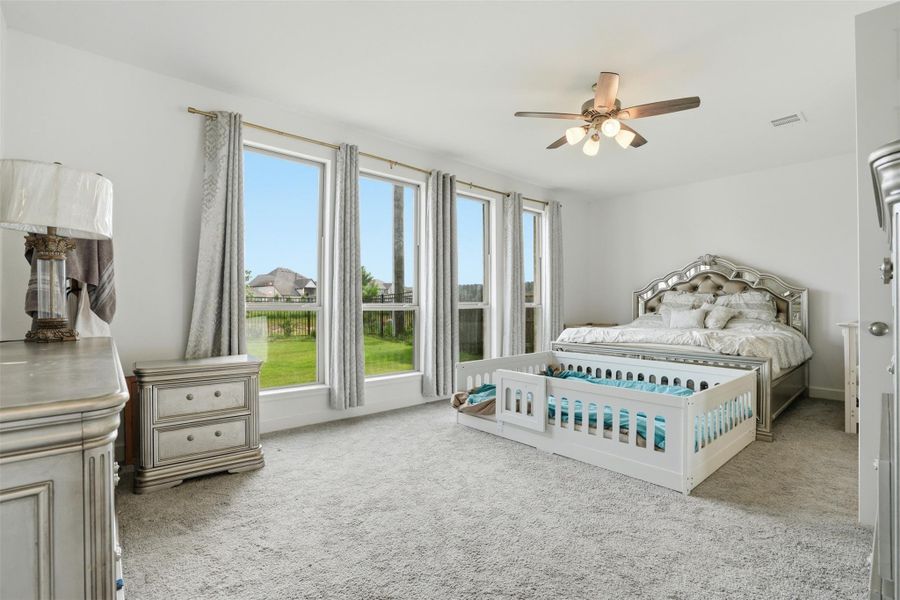 Furnished interior view inside a new home in Elyson, Katy (Image 16).