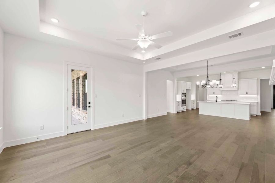 Open Kitchen-Living-Dining Room