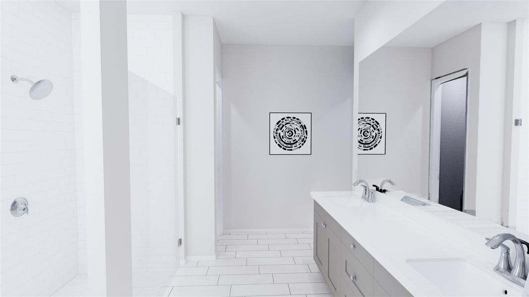 Furnished interior view inside a new home in The Preserve at Rosenberg, Rosenberg (Image 19).
