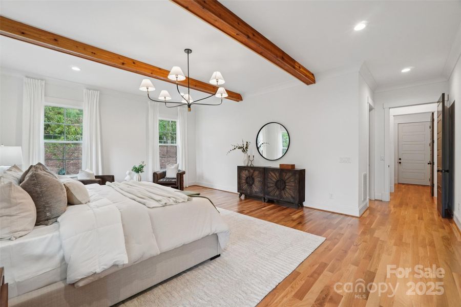 Furnished interior view inside a new home in , Charlotte (Image 33).