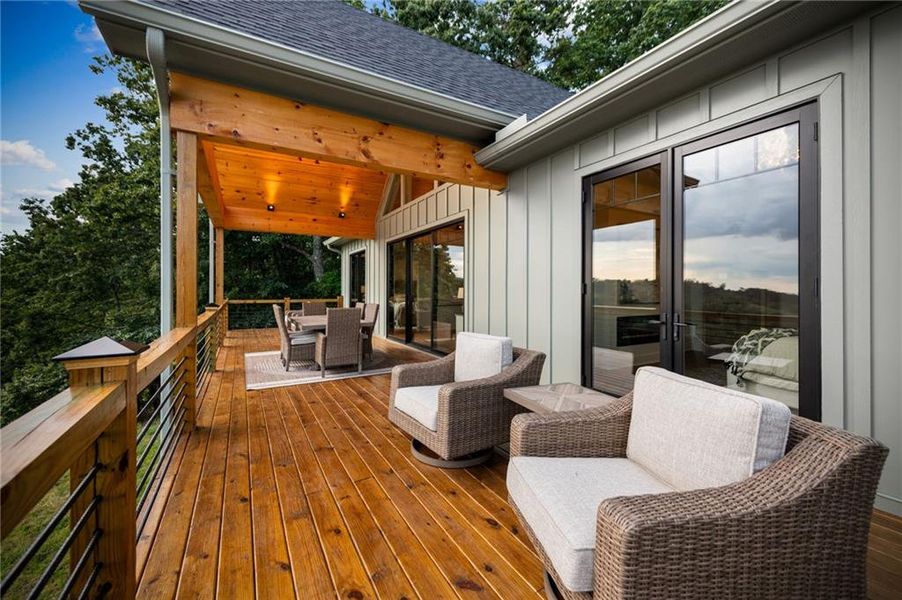 Front exterior of a new home in , Morganton, GA, highlighting curb appeal (Image 18).