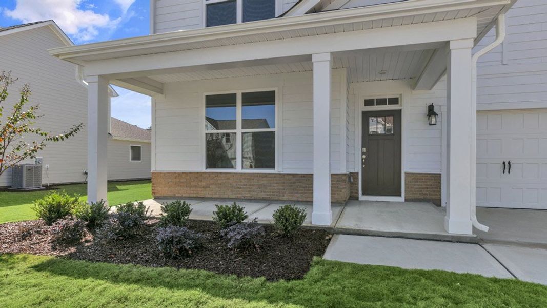 Exterior details and patio area of a home in Horton Park, Apex (Image 3).