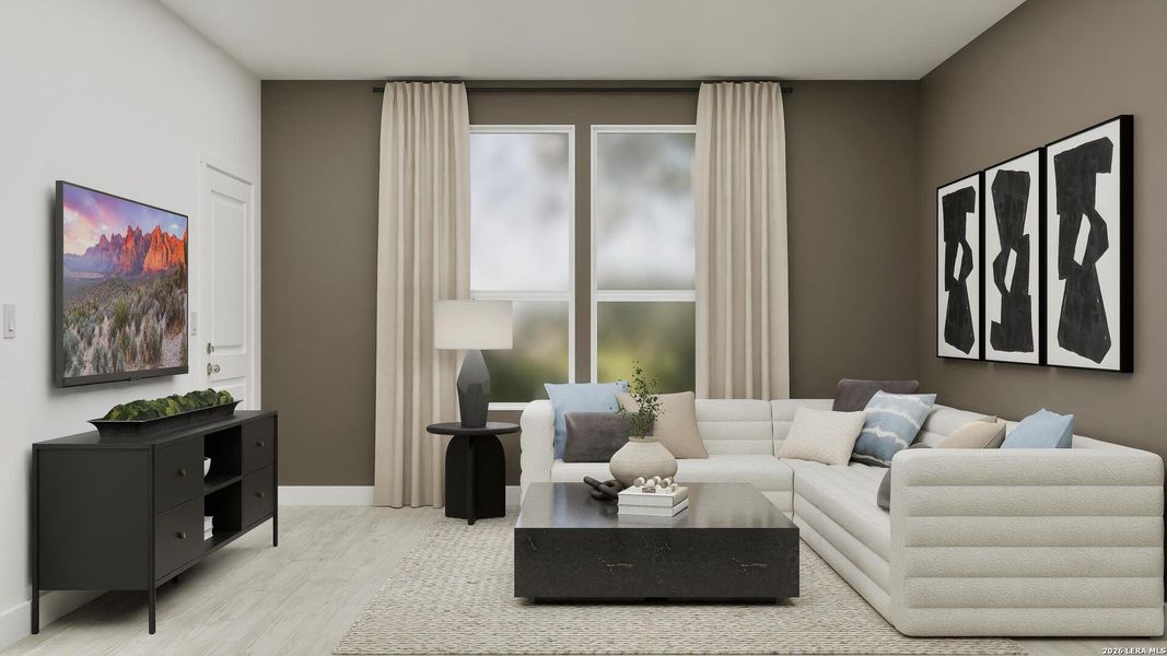 Furnished interior view inside a new home in Royal Oak, Corpus Christi (Image 4).