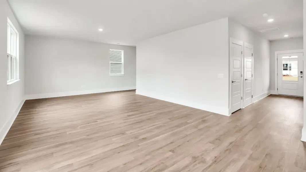 Representative unfurnished interior of a home built from the Galen by D.R. Horton in Caspian Ridge, Richlands (Image 17). Representative unfurnished interior of a home built from the Galen by D.R. Horton in Caspian Ridge, Richlands (Image 17).