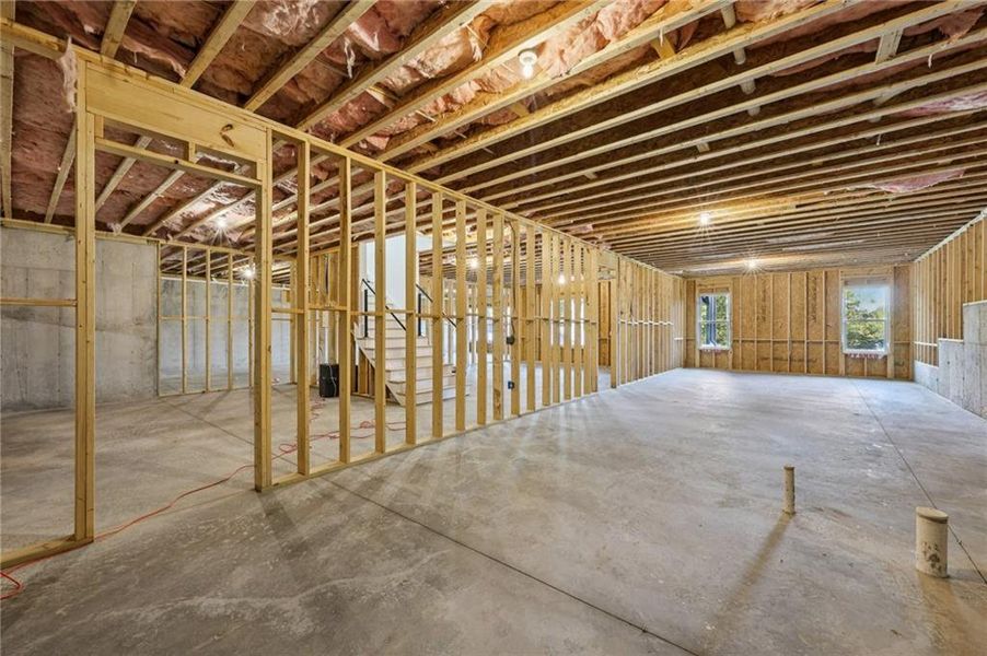 In-progress construction of a new home in , Buford, GA (Image 48).