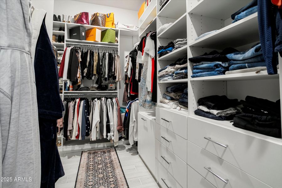 Closet at Primary Bedroom