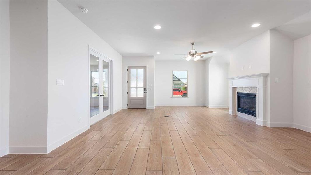 Spacious, unfurnished interior of a new home in The Parks At Wilson Creek 40', Celina (Image 22). Spacious, unfurnished interior of a new home in The Parks At Wilson Creek 40', Celina (Image 22).