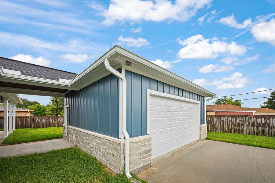 8 ft garage door.