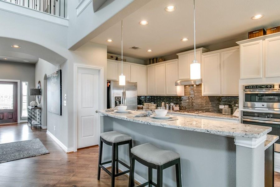 Furnished interior view inside a new home in Marvida, Cypress (Image 10).