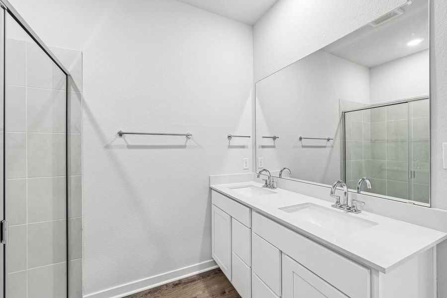 Furnished interior view inside a new home in Trinity Ranch, Elgin (Image 12).