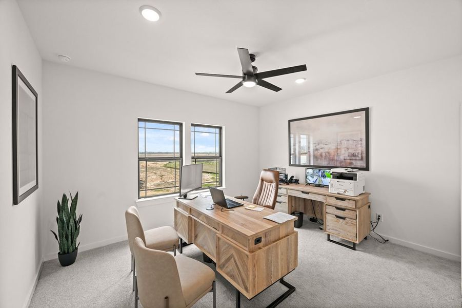 Furnished interior view inside a new home in Jubilee 45' 70', Hockley (Image 35).